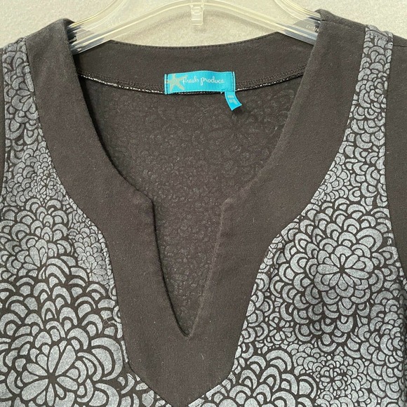 Fresh Produce Floral‎ Gray Black Dress - Picture 4 of 11